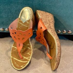 Sam and Libby Thong wedges size 6.5